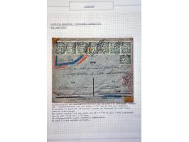 collectie luchtpost Nederland-Engeland en Engeland-Nederland 1921-1946,40 poststukken w.b. betere vluchten, gebruik luchtpost