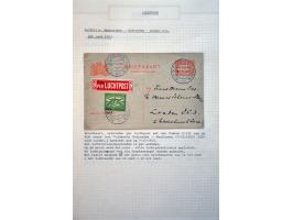 collectie luchtpost Nederland-Engeland en Engeland-Nederland 1921-1946,40 poststukken w.b. betere vluchten, gebruik luchtpost