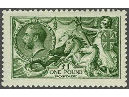 Seahorses £1 green, a fine to very fine mounted mint ex., cat.v. £ 3500