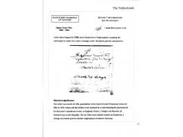 Complete brief (ouderdomssporen) van Dordrecht 29 augustus 1590 naar Oolkensplate (Ooltgensplaat) met Laud Deo teken en gesch