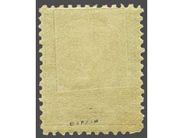20 cent groen tanding 11½ x 12 grote gaten, pracht ex. (gom iets gelig). Voor dit zegel prima getand!, cat.w. 1000