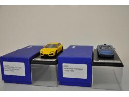 Lamborghini Raptor Coupé 1996, LookSmart, 1:43, blue, Near Mint (right wiper missing), Lamborghini Estoque Paris Motor Show 2