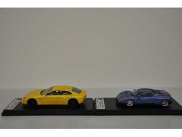 Lamborghini Raptor Coupé 1996, LookSmart, 1:43, blue, Near Mint (right wiper missing), Lamborghini Estoque Paris Motor Show 2
