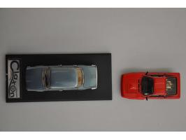 Lancia 2000 Berlina 1972, Klaxon/Gamma, hand built, 1:43, blue, Excellent (missing door handle left behind), Lancia Beta Grou
