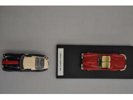 Lancia Aurelia B24, Tecnomodel, hand built, 1:43, red, Near Mint (box slightly damaged), Lancia D20 Coué Le Mans-Monza 1953, 