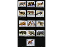 Wilde dieren met WNF logo 2 t/m 85 frank, vrijwel pracht ex./pracht ex., cat.w. 700