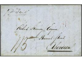 Complete letter from St.Thomas de 24 1846, transit London jan 26 1847 to Aberdeen (F ja 27 1847), interesting content: There 