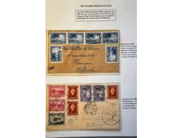 50 bajocchi blue on piece, very fine with 2018 Helmuth Avi certificate: Genuine with genuine cancellation, wide margins and i