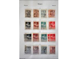 collectie 1849-1951 zowel gestempeld als */** met betere ex. en veel doubletten in KaBe klemband
