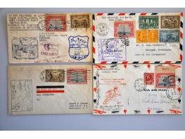 approx. 45 Airmail covers 1928-1931 including combined frankings with USA stamps in good quality