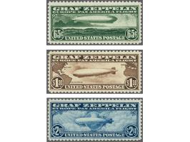 Graf Zeppelin 65 cents - 2.60 dollars, very fine unmounted mint (some wrinkles in gum), cat.v. $ 1750