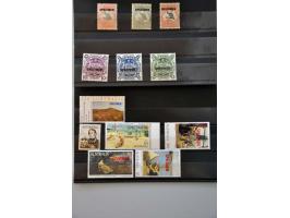 Specimen overprints a.o. SG. 136s-138s Kangaroos (*), 224bs-224ds (*) etc. on stockcards