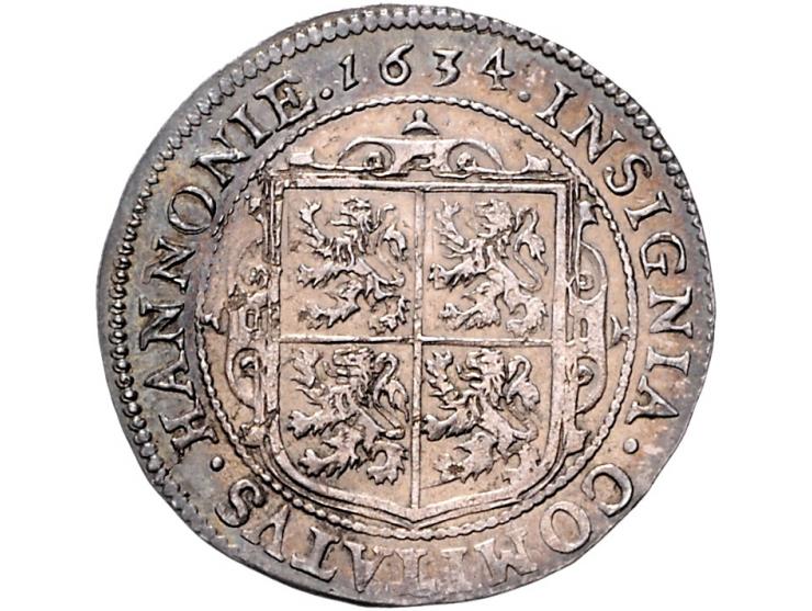 Historiepenningen Zuidelijke Nederlanden, Henegouwen, rekenpenning 1634 in zilver - VZ wapenschild van Henegouwen / KZ wapens