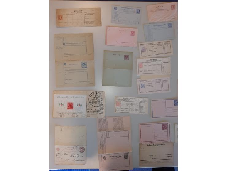 and Austria many covers, postal stationery, special event, fdc's, airmail etc. in box
