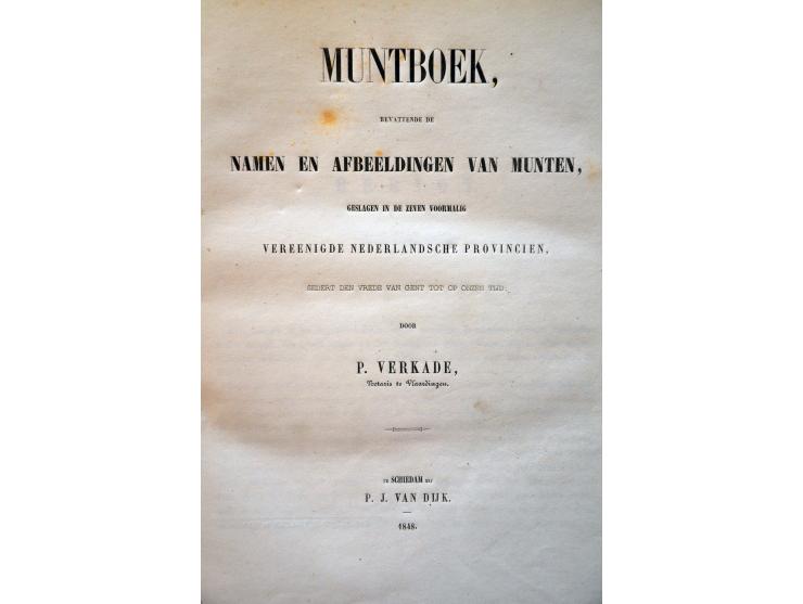 Verkade Muntboek 1848 Schiedam