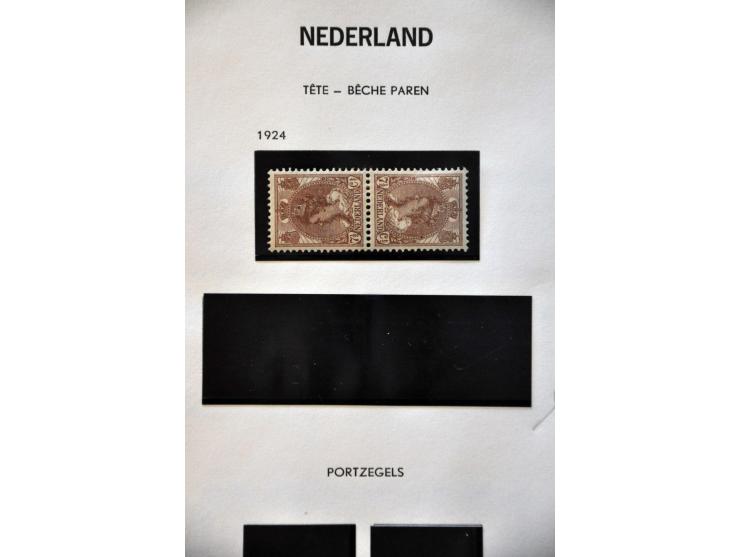 collectie 1869-1960 geheel (*)/*/** met vele betere ex. en series w.b. nrs. 14, 16, 18, 19-76, Jubileum 1923, Veth, Van Konij