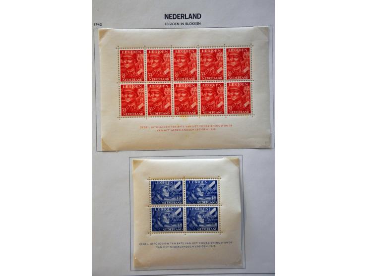 collectie 1869-1960 geheel (*)/*/** met vele betere ex. en series w.b. nrs. 14, 16, 18, 19-76, Jubileum 1923, Veth, Van Konij