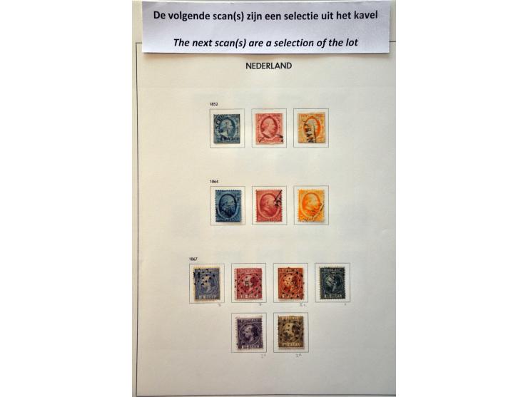 collectie 1852-ca. 2000 gestempeld, hoofdnummers compleet, tevens, port, roltanding, dienst, postbewijs, etc. vrijwel complee