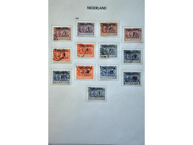 collectie 1852-ca. 2000 gestempeld, hoofdnummers compleet, tevens, port, roltanding, dienst, postbewijs, etc. vrijwel complee