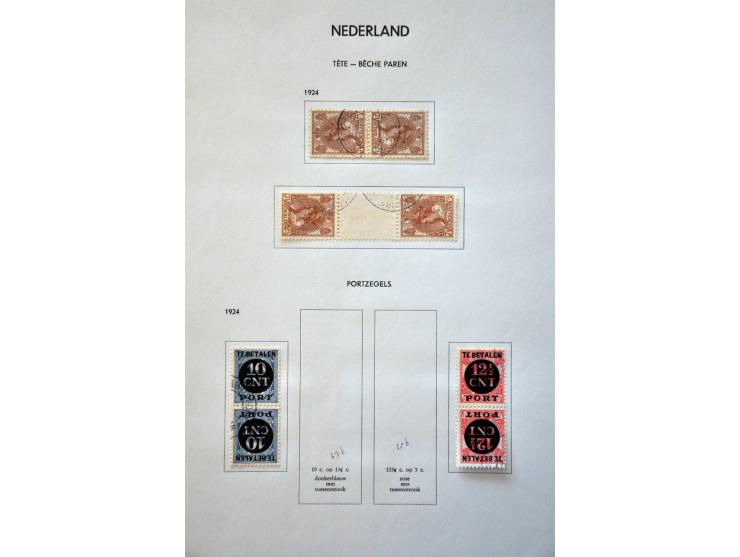 collectie 1852-ca. 2000 gestempeld, hoofdnummers compleet, tevens, port, roltanding, dienst, postbewijs, etc. vrijwel complee