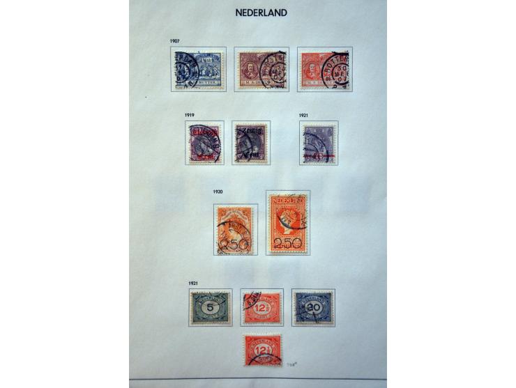 collectie 1852-ca. 2000 gestempeld, hoofdnummers compleet, tevens, port, roltanding, dienst, postbewijs, etc. vrijwel complee