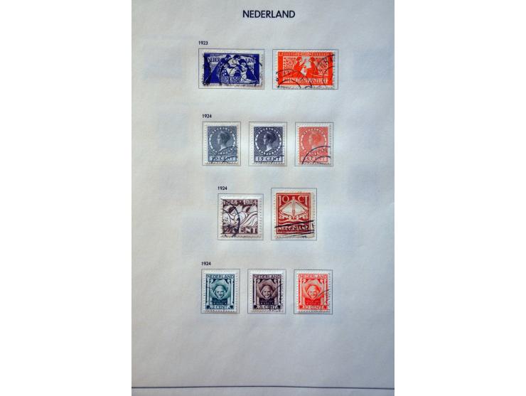 collectie 1852-ca. 2000 gestempeld, hoofdnummers compleet, tevens, port, roltanding, dienst, postbewijs, etc. vrijwel complee