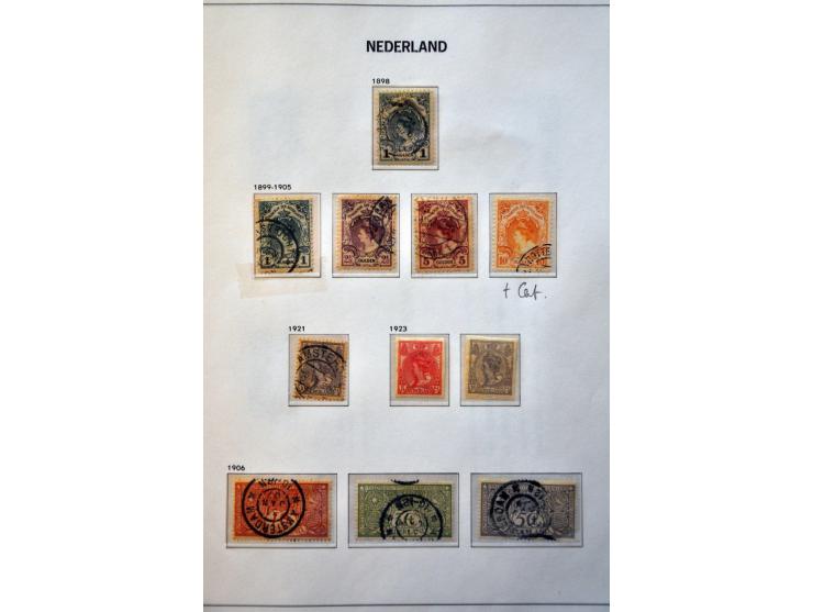 collectie 1852-2001 op hoofdnummers compleet (nr. 80 met certificaat Moeijes en nr. 101 met certificaat Muis) met tevens port