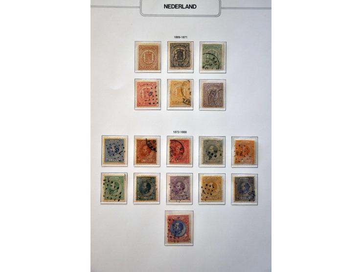 collectie 1852-1991gestempeld, vrijwel compleet w.b. 48, 180, 101, 130-131, roltanding (excl. 32), port, Internering, postbew