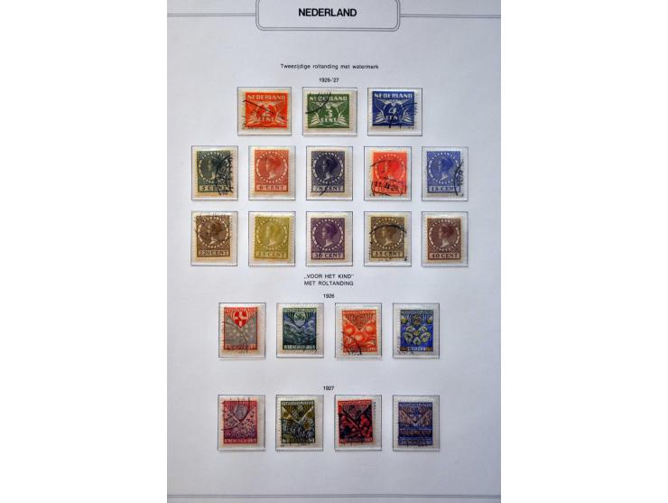 collectie 1852-1991gestempeld, vrijwel compleet w.b. 48, 180, 101, 130-131, roltanding (excl. 32), port, Internering, postbew