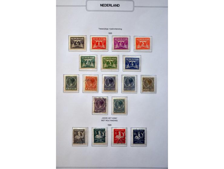 collectie 1852-1991gestempeld, vrijwel compleet w.b. 48, 180, 101, 130-131, roltanding (excl. 32), port, Internering, postbew