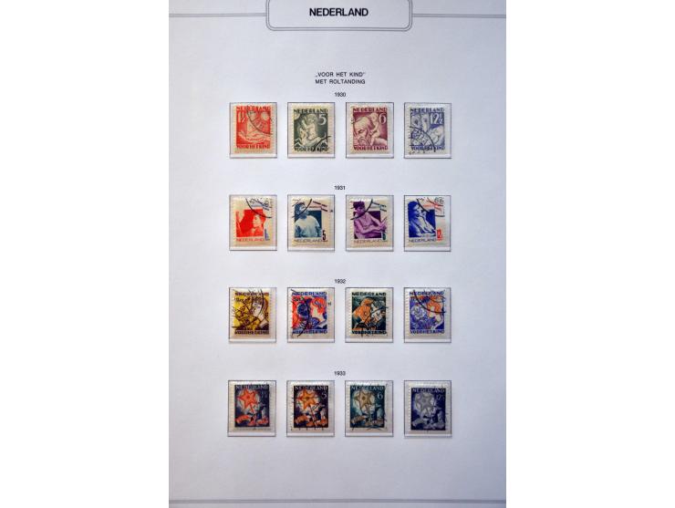 collectie 1852-1991gestempeld, vrijwel compleet w.b. 48, 180, 101, 130-131, roltanding (excl. 32), port, Internering, postbew