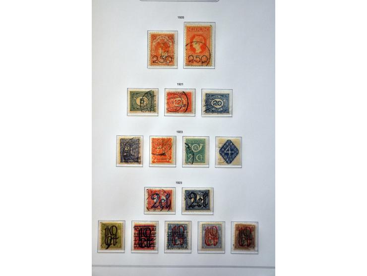 collectie 1852-1991gestempeld, vrijwel compleet w.b. 48, 180, 101, 130-131, roltanding (excl. 32), port, Internering, postbew