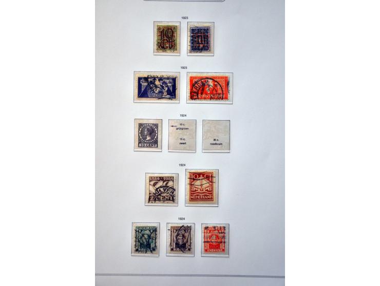 collectie 1852-1991gestempeld, vrijwel compleet w.b. 48, 180, 101, 130-131, roltanding (excl. 32), port, Internering, postbew