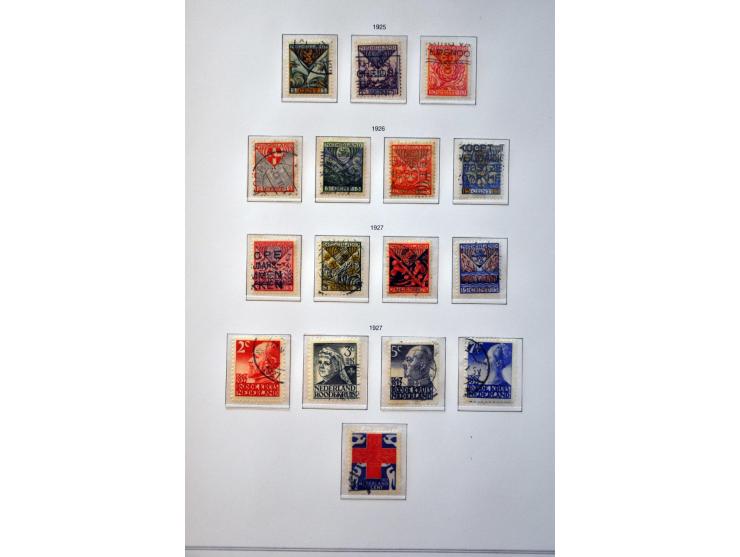 collectie 1852-1991gestempeld, vrijwel compleet w.b. 48, 180, 101, 130-131, roltanding (excl. 32), port, Internering, postbew