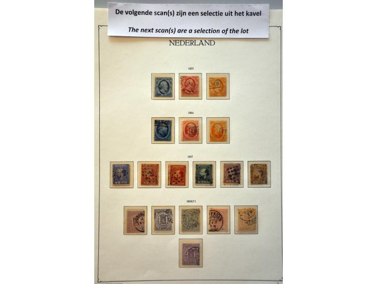 collectie 1852-2001 gestempeld later */** met betere ex. w.b. 48, 49 *, 80, 101 *, LP12-13, inclusief roltanding, automaatboe