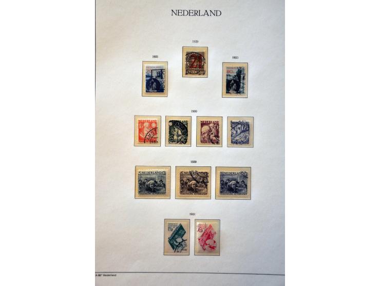 collectie 1852-2001 gestempeld later */** met betere ex. w.b. 48, 49 *, 80, 101 *, LP12-13, inclusief roltanding, automaatboe