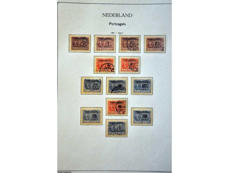 collectie 1852-2001 gestempeld later */** met betere ex. w.b. 48, 49 *, 80, 101 *, LP12-13, inclusief roltanding, automaatboe