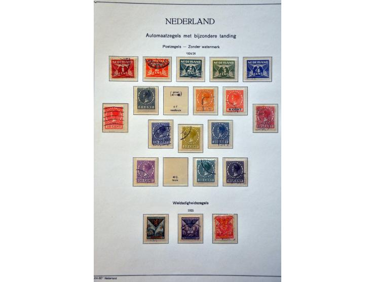 collectie 1852-2001 gestempeld later */** met betere ex. w.b. 48, 49 *, 80, 101 *, LP12-13, inclusief roltanding, automaatboe