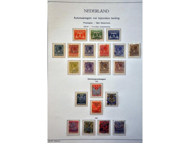 collectie 1852-2001 gestempeld later */** met betere ex. w.b. 48, 49 *, 80, 101 *, LP12-13, inclusief roltanding, automaatboe