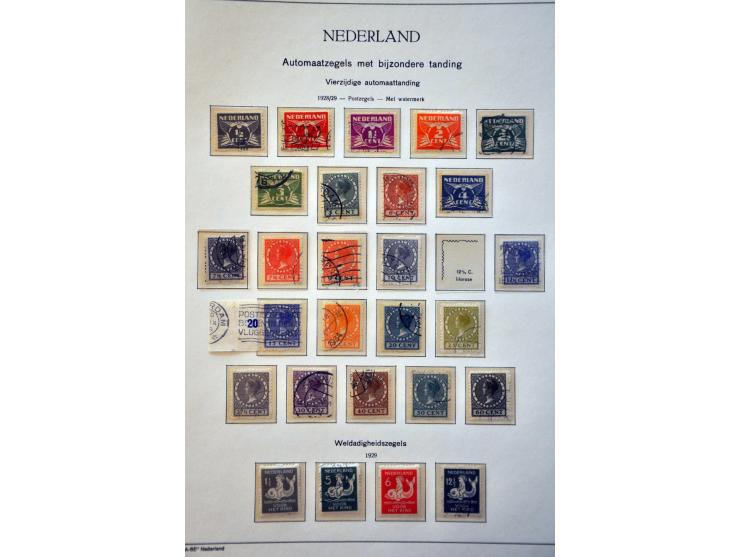 collectie 1852-2001 gestempeld later */** met betere ex. w.b. 48, 49 *, 80, 101 *, LP12-13, inclusief roltanding, automaatboe