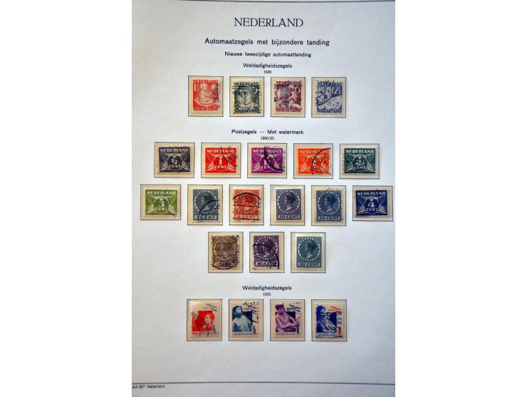 collectie 1852-2001 gestempeld later */** met betere ex. w.b. 48, 49 *, 80, 101 *, LP12-13, inclusief roltanding, automaatboe