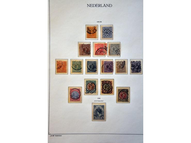 collectie 1852-2001 gestempeld later */** met betere ex. w.b. 48, 49 *, 80, 101 *, LP12-13, inclusief roltanding, automaatboe