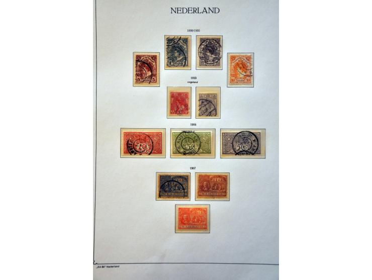 collectie 1852-2001 gestempeld later */** met betere ex. w.b. 48, 49 *, 80, 101 *, LP12-13, inclusief roltanding, automaatboe