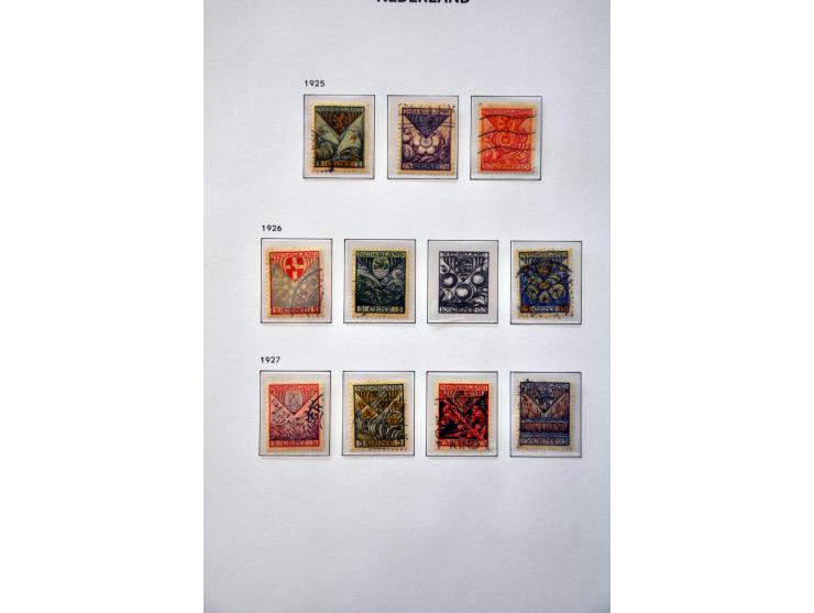 collectie 1899-2004 gestempeld met betere ex. en series, w.b. Internering 1, rolt.(op 32 na compleet), LP12-13, etc. in 4 Dav