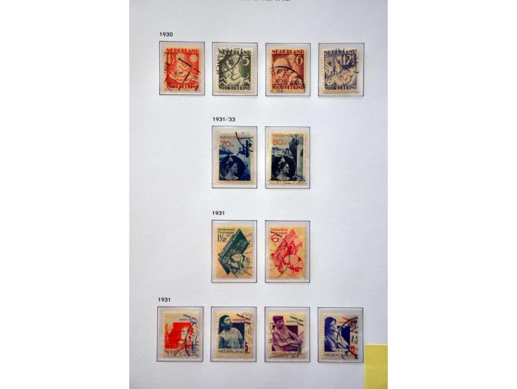 collectie 1899-2004 gestempeld met betere ex. en series, w.b. Internering 1, rolt.(op 32 na compleet), LP12-13, etc. in 4 Dav