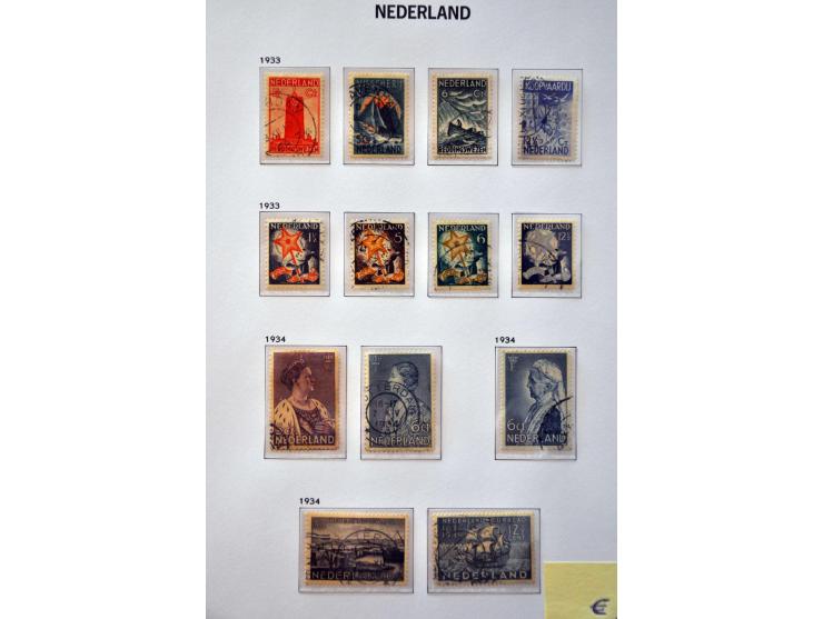 collectie 1899-2004 gestempeld met betere ex. en series, w.b. Internering 1, rolt.(op 32 na compleet), LP12-13, etc. in 4 Dav