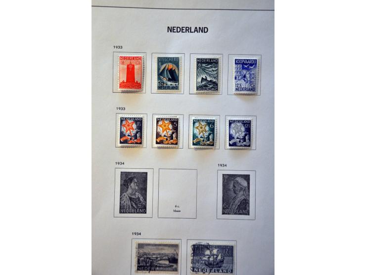 collectie 1852-1983 deels * met betere ex. w.b. nrs. 80, 130-131 en roltanding in Davo album