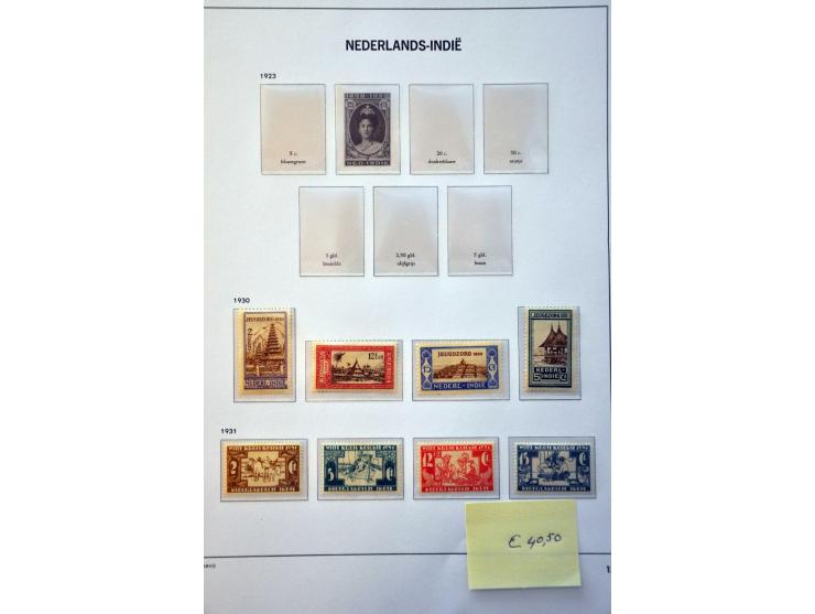 collectie 1883-1948 */**, veel ** w.b. 185-210, 274-289 (vrijwel alle velrand, gom gelig), 336-346, 351-361, tevens Ned. Nieu