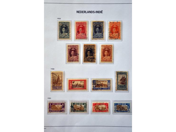 collectie vanaf 1864 met beter materiaal w.b. nrs 1-2, Jaarbeurs Bandoeng, Jubileum 1923, Kreisler 50 cent met watermerk, Van