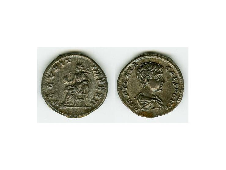 Keizerrijk, Geta 198-209, AR denarius 200-208, rev. Securitas Seaby 2020 xf